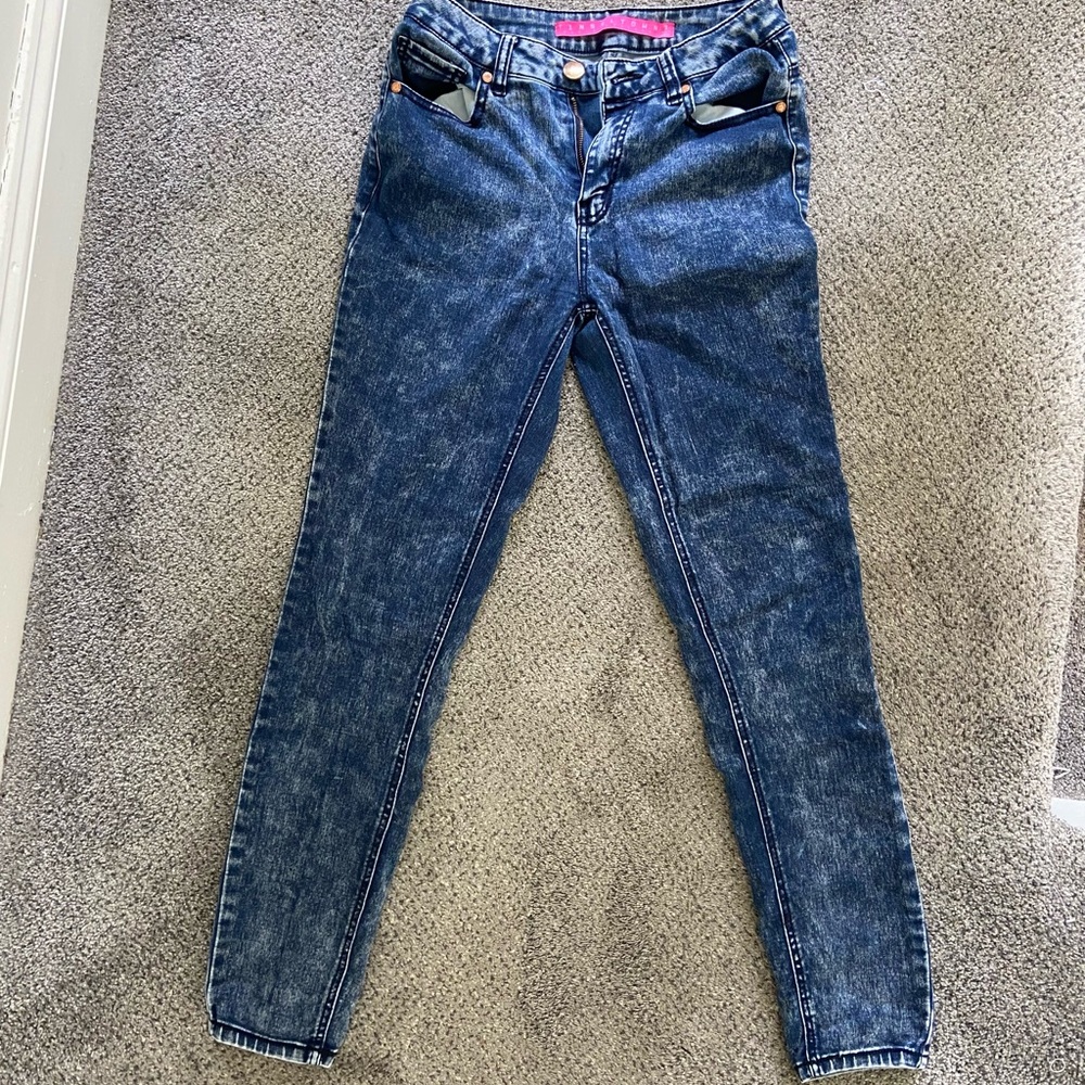 Dark faded jeans